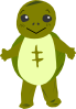 Turtle Character Clip Art