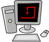 Computer Cartoon Desktop Clip Art