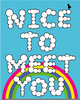 Nice To Meet You Clipart Image