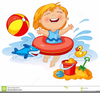 Free Clipart Girl Swimming Image