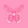 Pink Butterfly Image