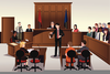 Court Hearing Clipart Image