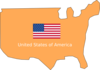 U.s.a. Map (my Version) Fixed Clip Art