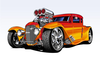 Hot Rods Clipart Image