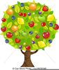 Free Clipart Of Fruit Tree Image