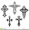 Crosses With Wings Clipart Image