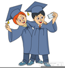 Free Students Graduating Clipart Image