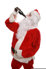 Clipart Of Santa Drinking Image
