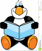 Clipart Animal Reading Image