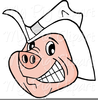 Pig Playing Guitar Clipart Image