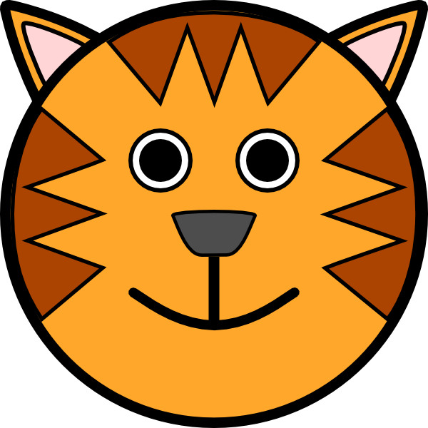 tiger face cartoon images