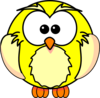 Yellow Owl Clip Art