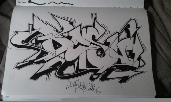 d graffiti letters