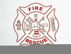 Fire Department Emblem Clipart Image
