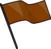 Brown Flag Clip Art