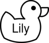 Lilyduck Clip Art
