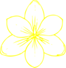 Yellow Flower 35 Clip Art