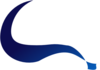 Blue Curve 2 Clip Art