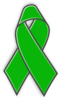 Green Awareness Ribbon Clip Art