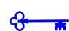 Blue Skeleton Key Clip Art