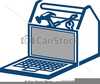 Free Computer Laptop Clipart Image