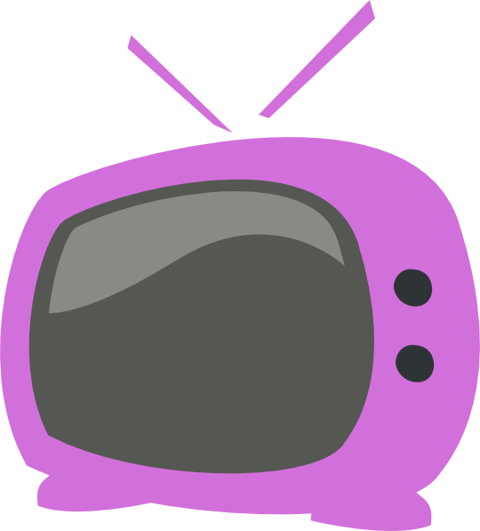 Purple Tv Clip Art at Clker.com - vector clip art online, royalty free &  public domain