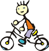 Trail Riding Clipart Image