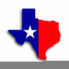 Texas State Map Clipart Image