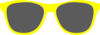 Bright Yellow Sunglasses Sunshine Clip Art