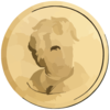 Andrew Jackson Presidential Coin Obverse Clip Art