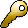 Key Icon Clip Art