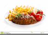 Steak And Fries Clipart Image