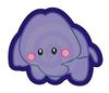 Cute Purple Elephant Image