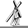 Free Clipart Of Jesus Carrying The Cross Image
