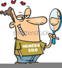 Looking In Mirror Clipart Image