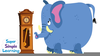 Hickory Dickory Dock Clipart Image