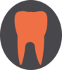 Orange Tooth6 Clip Art