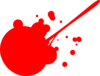 Red Paint Splatter Clip Art Clip Art