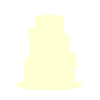 Yellow Wedding Cake Clip Art