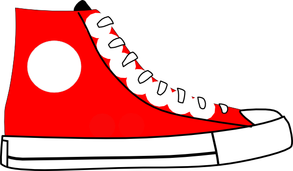 Red Shoe Clip Art at Clker.com - vector clip art online, royalty free &  public domain