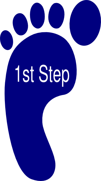 First Step Clip Art at Clker.com - vector clip art online, royalty free &  public domain