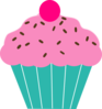 Pink Cupcake Clip Art