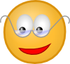 Smiley With Glasses Clip Art