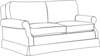 Sofa Bw Clip Art