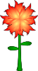 Fire Flower  Clip Art