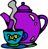 Tea Kettle And Cup Clip Art