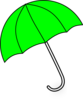 Apple Green Umbrella Clip Art
