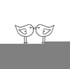 Bird Clipart Black And White Image