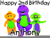 African American Happy Birthday Clipart Image