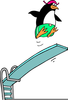 Free Diving Board Clipart Image